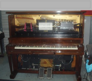Autopiano Player installed in a Crown piano